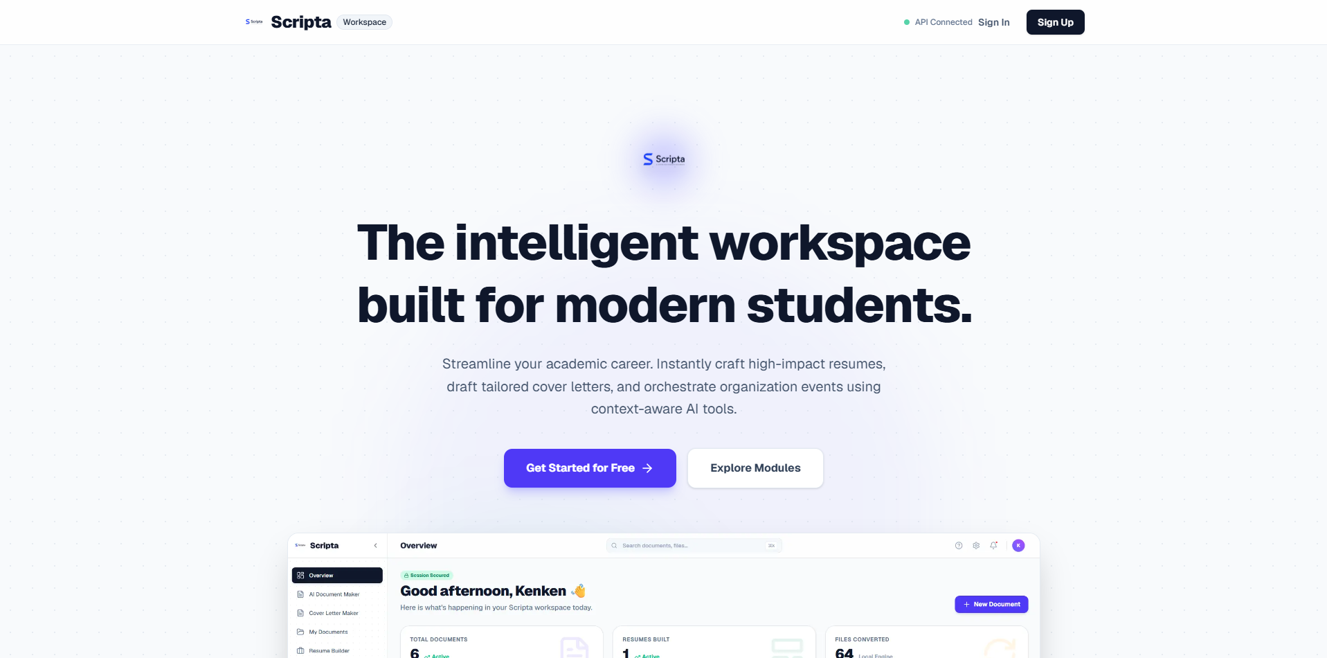 Scripta — AI Powered Document Generator